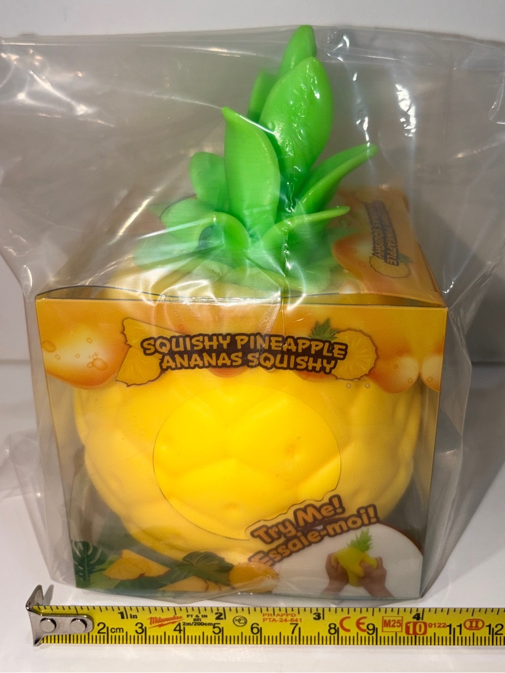 Sunny Days Toymendous Squeezy Pineapple Squishy – New in Box